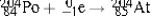 <strong>Which one of the following equations correctly represents electron capture by the nucleus?</strong> A) B) C) D) E)