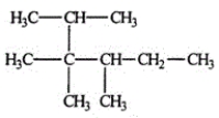 <strong>Select the correct name for the following compound. </strong> A)2-isopropyl-2,3,4-trimethylbutane B)2-isopropyl-2,3-dimethylpentane C)2,3,3,4-tetramethylhexane D)1,1,2,2,3-pentamethylpentane E)None of these choices are correct.