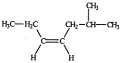 <strong>Select the correct name for the following compound. </strong> A)cis-2-methyl-4-heptene B)trans-2-methyl-4-heptene C)cis-6-methyl-3-heptene D)trans-6-methyl-3-heptene E)cis-2-methyl-3-heptene