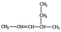 <strong>Select the correct name for the following compound. </strong> A)2-ethyl-3-pentene B)4-ethyl-2-pentene C)3-methyl-4-hexene D)4-methyl-2-hexene E)None of these choices are correct.