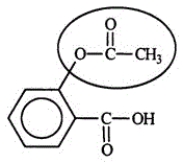 <strong>Aspirin is an effective and widely used pain reliever. Identify the functional group circled. </strong> A)Aldehyde B)Ketone C)Ester D)Carboxylic acid E)Carbonyl