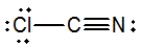 <strong>Select the best Lewis structure for ClCN.</strong> A) B) C) D) E)