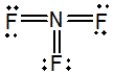 <strong>Select the correct Lewis structure for nitrogen trifluoride, NF<sub>3</sub>.</strong> A) B) C) D) E)