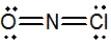 <strong>Select the correct Lewis structure for NOCl, a reactive material used as an ionizing solvent.</strong> A) B) C) D) E)None of these choices are correct.