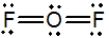 <strong>Oxygen difluoride is a powerful oxidizing and fluorinating agent. Select its Lewis structure.</strong> A) B) C) D) E)None of these choices are correct.
