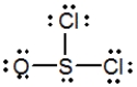<strong>Thionyl chloride is used as an oxidizing and chlorinating agent in organic chemistry. Select the best Lewis structure for SOCl<sub>2</sub>.</strong> A) B) C) D) E)None of these choices are correct.