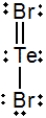 <strong>Select the correct Lewis structure for TeBr<sub>2</sub>.</strong> A) B) C) D) E)