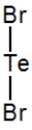 <strong>Select the correct Lewis structure for TeBr<sub>2</sub>.</strong> A) B) C) D) E)