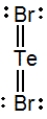 <strong>Select the correct Lewis structure for TeBr<sub>2</sub>.</strong> A) B) C) D) E)