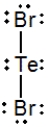 <strong>Select the correct Lewis structure for TeBr<sub>2</sub>.</strong> A) B) C) D) E)