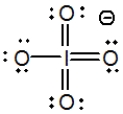 <strong>Select the Lewis structure in which formal charges are minimized for the periodate anion, IO<sub>4</sub><sup>−</sup>.</strong> A) B) C) D) E)