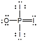 <strong>Phosphoryl iodide is used in the preparation of organophosphorus derivatives and phosphate esters. Select the Lewis structure for POI<sub>3</sub> that minimizes formal charges.</strong> A) B) C) D) E)