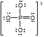 <strong>In the following Lewis structure for phosphate, phosphorus has a formal charge of __________ and an oxidation number of __________. </strong> A)0; −3 B)0; 5 C)5; −3 D)5; 5 E)3; 5