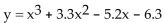 Use ZERO (or ROOT)to approximate the positive x-intercepts of the equation. Round to two decimal places. -
