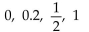 <strong>Solve the problem. In a probability model, which of the following numbers could be the probability of an outcome: </strong> A) B) C) D)