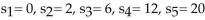 <strong>Write out the first five terms of the sequence. </strong> A) B) C)s D)