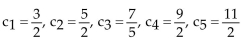 <strong>Write out the first five terms of the sequence. </strong> A) B)c C) D)