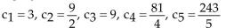 <strong>Write out the first five terms of the sequence. </strong> A) B) C) D)