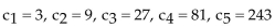 <strong>Write out the first five terms of the sequence. </strong> A) B) C) D)
