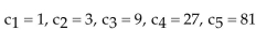 <strong>Write out the first five terms of the sequence. </strong> A) B) C) D)