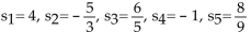 <strong>Write out the first five terms of the sequence. </strong> A) B) C) D)