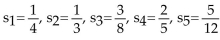 <strong>Write out the first five terms of the sequence. </strong> A) B) C) D)