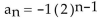 <strong>The given pattern continues. Write down the nth term of the sequence suggested by the pattern. -1 , 1 , 3 , 5 , 7 , ...</strong> A) B) C) D)