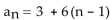 <strong>The given pattern continues. Write down the nth term of the sequence suggested by the pattern. 3 , 9 , 27, 81, 243 , ...</strong> A) B) C) D)