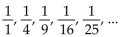 <strong>The given pattern continues. Write down the nth term of the sequence suggested by the pattern. </strong> A) B) C) D)