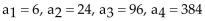 <strong>The sequence is defined recursively. Write the first four terms. </strong> A) B) C) D)