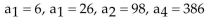 <strong>The sequence is defined recursively. Write the first four terms. </strong> A) B) C) D)