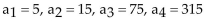 <strong>The sequence is defined recursively. Write the first four terms. </strong> A) B) C) D)