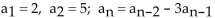 <strong>The sequence is defined recursively. Write the first four terms. </strong> A) B)a C) D)