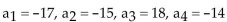 <strong>The sequence is defined recursively. Write the first four terms. </strong> A) B) C) D)