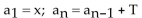 The sequence is defined recursively. Write the first four terms. - 