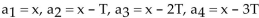 <strong>The sequence is defined recursively. Write the first four terms. </strong> A) B) C) D)