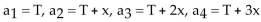 <strong>The sequence is defined recursively. Write the first four terms. </strong> A) B) C) D)