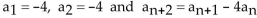 <strong>Solve. Given that what is the fifth term of this recursively definedsequence?</strong> A) B) C) D)