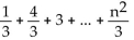 <strong>Write out the sum. </strong> A) B) C)3 + 12 + 27 + ... + D)1 + 2 + 3 + ... + n