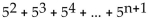 <strong>Write out the sum. </strong> A) B) C) D)