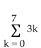 <strong>Express the sum using summation notation. 3 + 6 + 9 + ... + 21</strong> A) B) C) D)