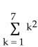 <strong>Express the sum using summation notation. </strong> A) B) C) D)