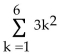 <strong>Express the sum using summation notation. 3 + 12 + 27 + . . . + 108</strong> A) B) C) D)