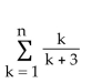 <strong>Express the sum using summation notation. </strong> A) B) C) D)