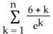 <strong>Express the sum using summation notation. </strong> A) B) C) D)