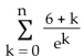 <strong>Express the sum using summation notation. </strong> A) B) C) D)
