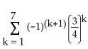 <strong>Express the sum using summation notation. </strong> A) B) C) D)