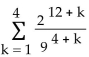 <strong>Express the sum using summation notation. </strong> A) B) C) D)