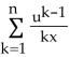 <strong>Express the sum using summation notation. </strong> A) B) C) D)