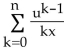 <strong>Express the sum using summation notation. </strong> A) B) C) D)